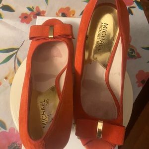Michael Kors orange heels